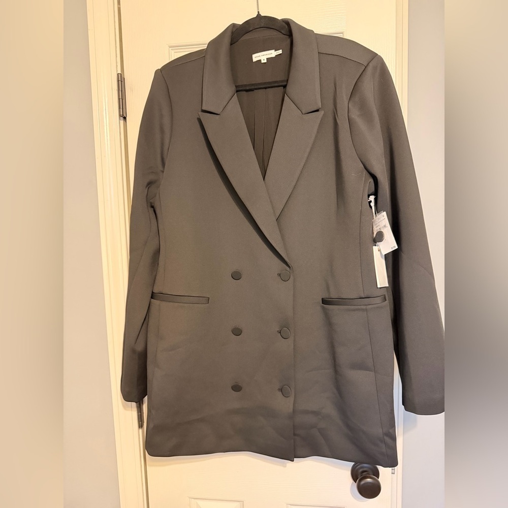 Good American Double-Breasted Blazer Dress